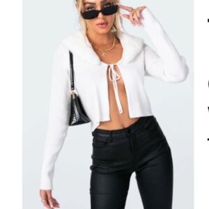 Trina Faux Fur Cardigan